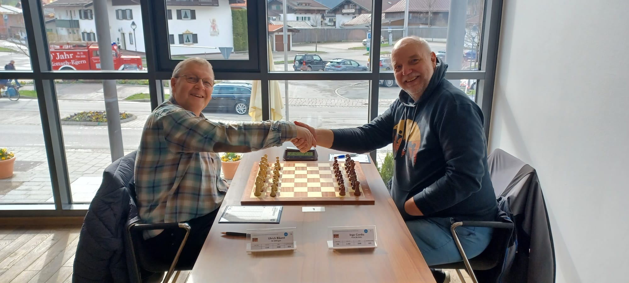 Uli beim 11. Schach-Senioren-Cup am Tegernsee