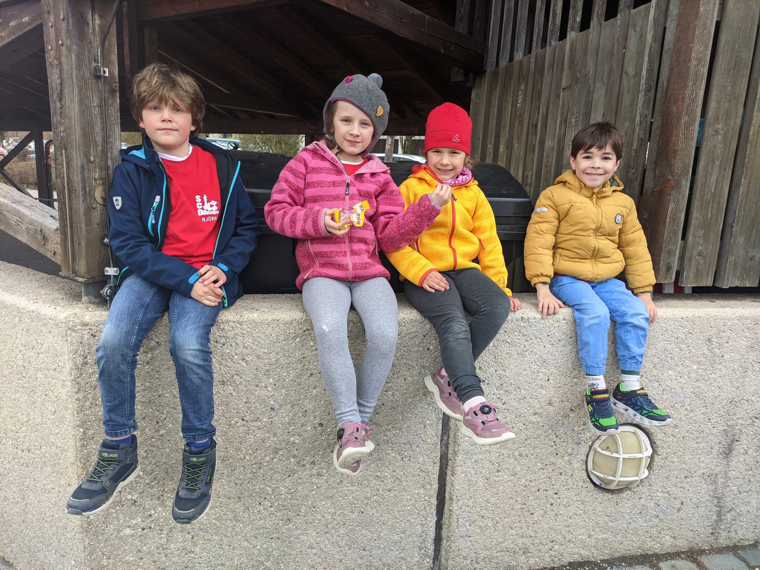 Dillinger U8-Kinder beim Rapid-Turnier in Deisenhofen